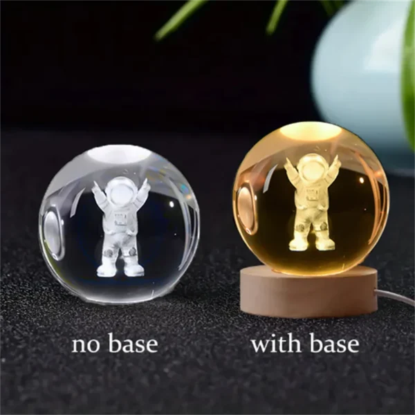 Crystal ball Crystal Planet Night Light