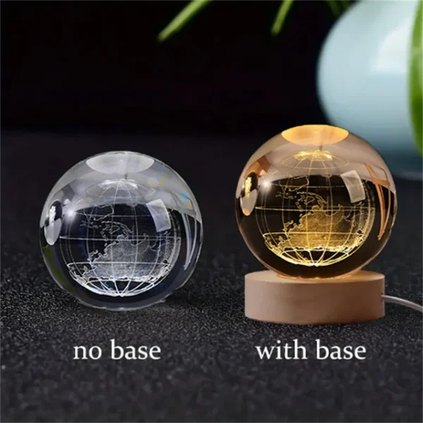 Crystal ball Crystal Planet Night Light