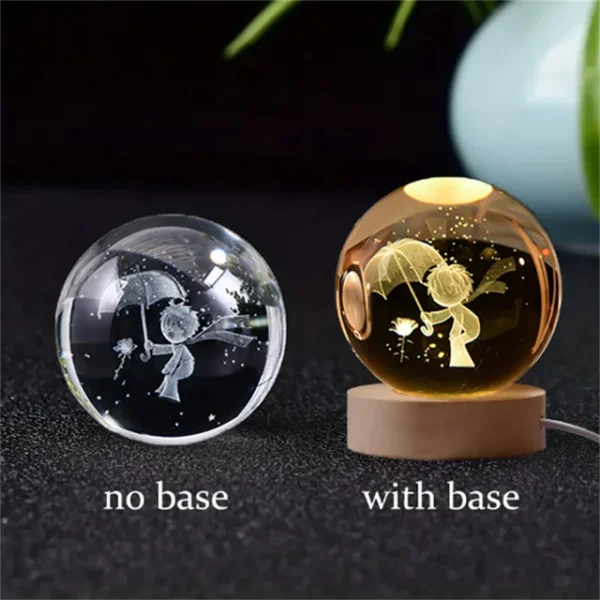 Crystal ball Crystal Planet Night Light