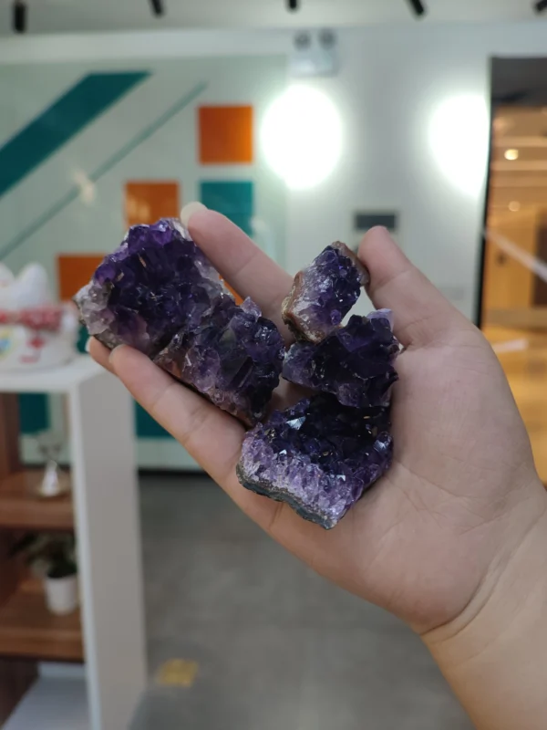 Amethyst Geode Natural Crystal Quartz Stone