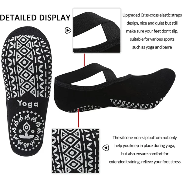 Breathable Yoga Socks Silicone Non-Slip