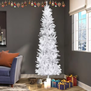 Flocking Tied Light Christmas Tree