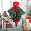 4 PcsChristmas Teardrop Swag Ornament