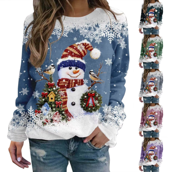 Women's Christmas Long Sleeve Sweatshirt