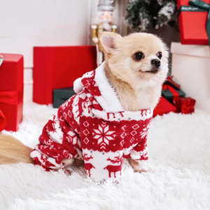 Winter Dog Christmas Jumpsuit