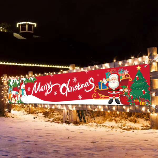 Christmas Outdoor Banner 